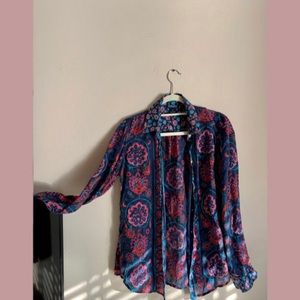 Mandela Purple Button Down